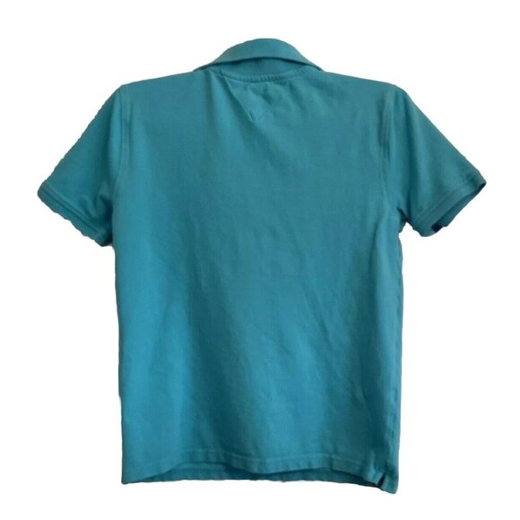 Tommy Hilfiger Boys Short Sleeve Polo Shirt Blue Size X-Large (16-18)EUC! - Picture 2 of 8